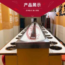 【旋轉小火鍋設備全套餐桌回轉麻辣燙串串香壽司烤涮一體傳送帶創先餐飲工廠直銷圖片】旋轉小火鍋設備全套餐桌回轉麻辣燙串串香壽司烤涮一體傳送帶創先餐飲工廠直銷